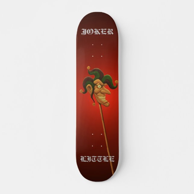 Skateboard Pequeño bufón del comodín (Anverso )