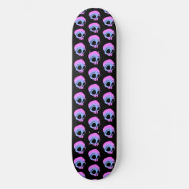 Skateboard Pequeños Personalizados rosados azules en blanco n