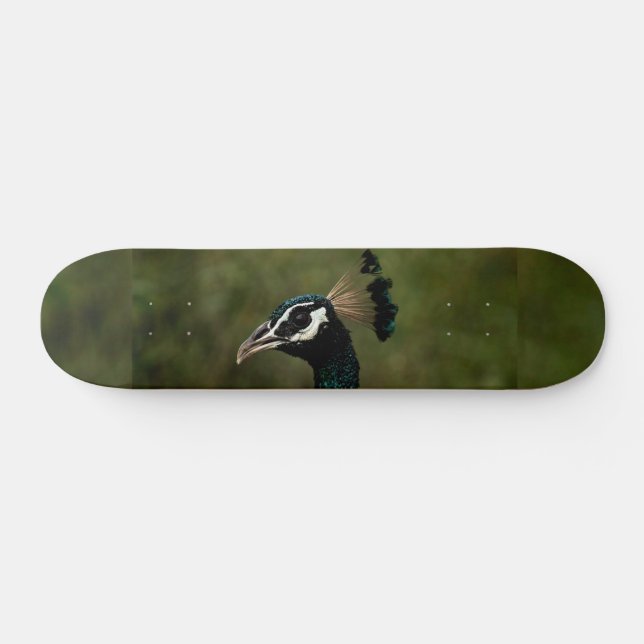 Skateboard Perfil del pavo real (Horz)