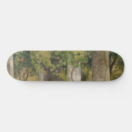 Skateboard Pérgola Con Uvas De Vino (Paisaje De Viñedo)