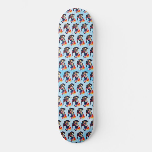 Skateboard Perro (Anverso)