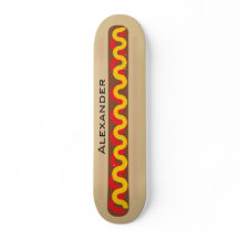 Perro Caliente Comida Colorida Nombre Personalizad