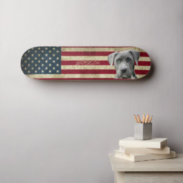 Skateboard Perro familiar amable personalizado