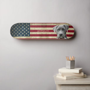 Skateboard Perro familiar amable personalizado