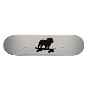 Skateboard Perro inglés de Guay de la silueta del bulldog qu