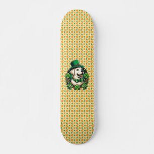 Skateboard Perro lindo del Día de San Patricio