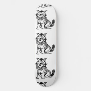 Skateboard Perro loco
