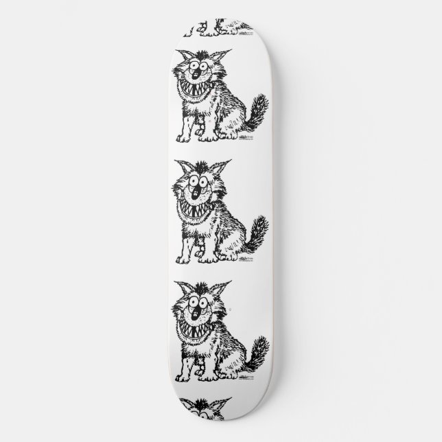 Skateboard Perro loco (Anverso)