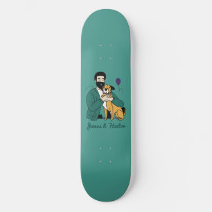 Skateboard Perro personalizable Lover