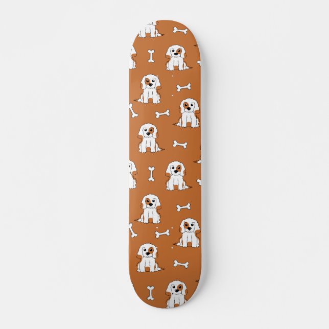 Skateboard Perro y hueso (Anverso )