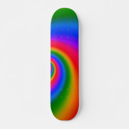 Skateboard Persiguiendo a la junta arcoiris