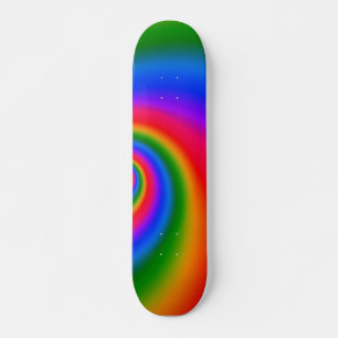 Skateboard Persiguiendo a la junta arcoiris