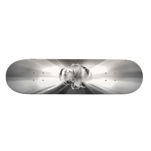SKATEBOARD PERSONA QUE PRACTICA SURF DE DESTELLO DE LA PLATA