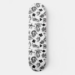 Skateboard Personajes clásicos de las aventuras de Alicia en 
