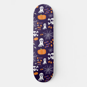 Skateboard Personajes Divertidos y Espeluznantes de Halloween