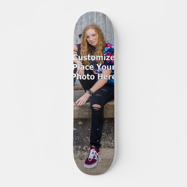 Skateboard Personaliza con tu foto (Anverso )