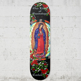 Skateboard Personaliza el nombre de nuestra Señora Virgen de