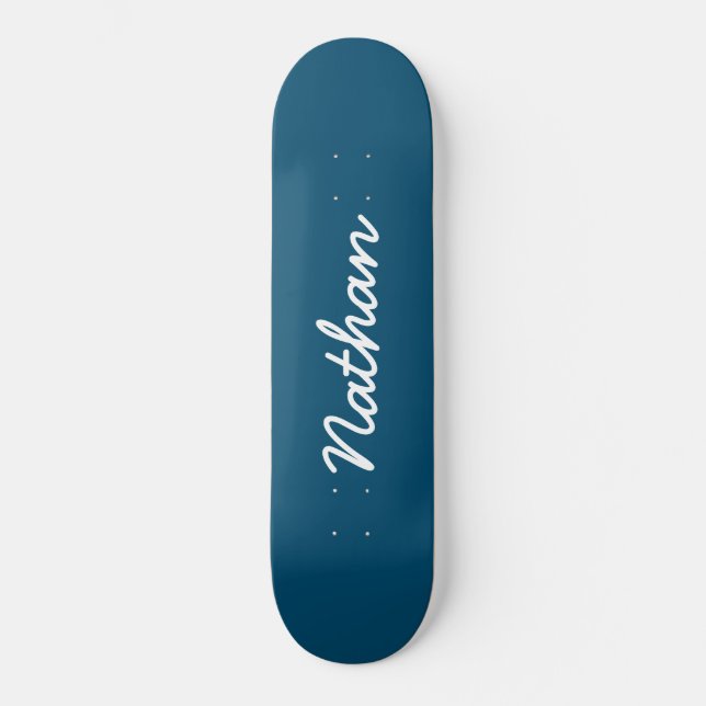 Skateboard Personalizable azul (Anverso)