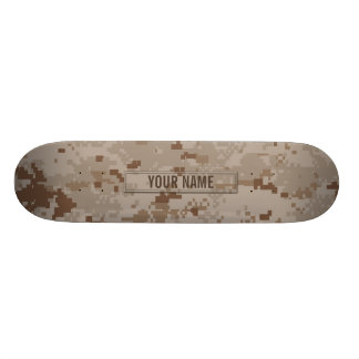 Skateboard Personalizable del camuflaje del desierto de