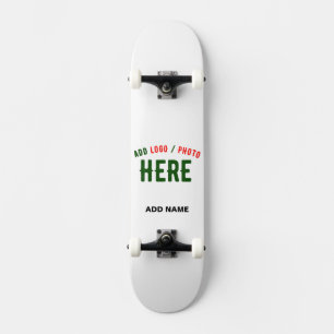 SKATEBOARD PERSONALIZABLE MODERNO ESTILO BLANCO VERIFICADO MA