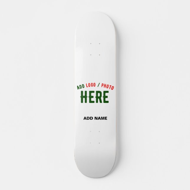 SKATEBOARD PERSONALIZABLE MODERNO ESTILO BLANCO VERIFICADO MA (Anverso )