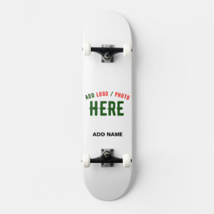 SKATEBOARD PERSONALIZABLE MODERNO ESTILO BLANCO VERIFICADO MA