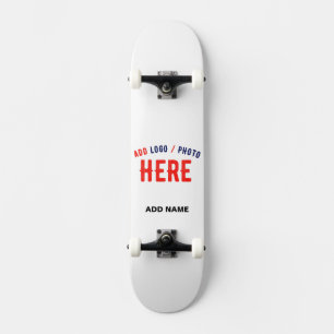 SKATEBOARD PERSONALIZABLE MODERNO ESTILO BLANCO VERIFICADO MA