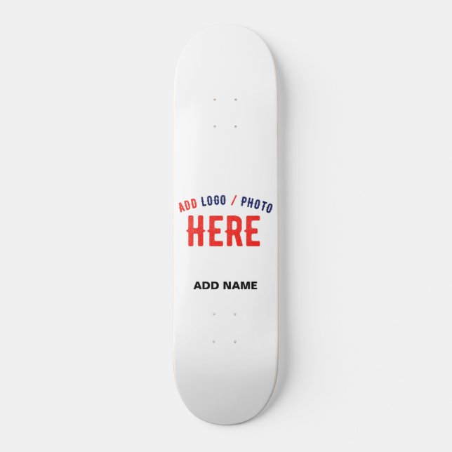 SKATEBOARD PERSONALIZABLE MODERNO ESTILO BLANCO VERIFICADO MA (Anverso)