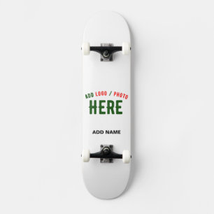 SKATEBOARD PERSONALIZABLE MODERNO ESTILO BLANCO VERIFICADO MA