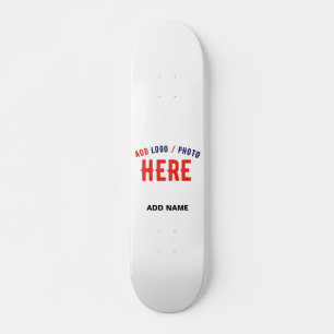 SKATEBOARD PERSONALIZABLE MODERNO ESTILO BLANCO VERIFICADO MA