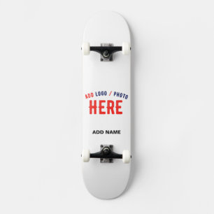 SKATEBOARD PERSONALIZABLE MODERNO ESTILO BLANCO VERIFICADO MA