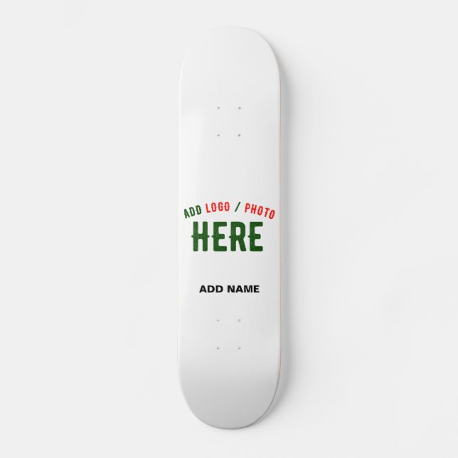 SKATEBOARD PERSONALIZABLE MODERNO ESTILO BLANCO VERIFICADO MA (Anverso)