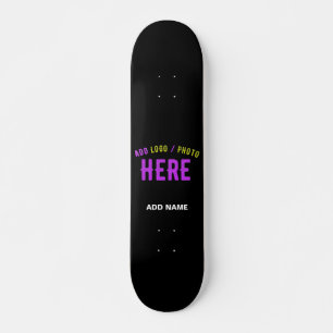 SKATEBOARD PERSONALIZABLE MODERNO ESTILO NEGRO VERIFICADO MAR