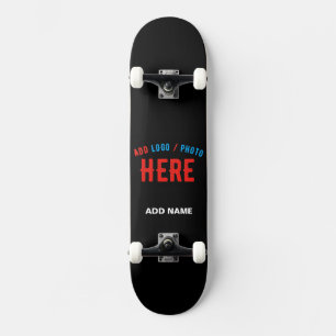 SKATEBOARD PERSONALIZABLE MODERNO ESTILO NEGRO VERIFICADO MAR