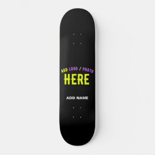 SKATEBOARD PERSONALIZABLE MODERNO ESTILO NEGRO VERIFICADO MAR