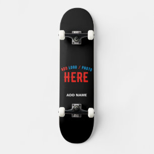 SKATEBOARD PERSONALIZABLE MODERNO ESTILO NEGRO VERIFICADO MAR