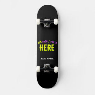 SKATEBOARD PERSONALIZABLE MODERNO ESTILO NEGRO VERIFICADO MAR