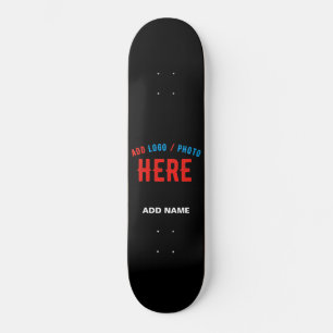 SKATEBOARD PERSONALIZABLE MODERNO ESTILO NEGRO VERIFICADO MAR