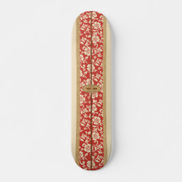 Skateboard Personalizable Mokuleia Vintage Surf Faux Wood