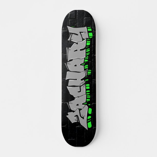 Skateboard personalizada Personalizado de graffiti (Anverso )