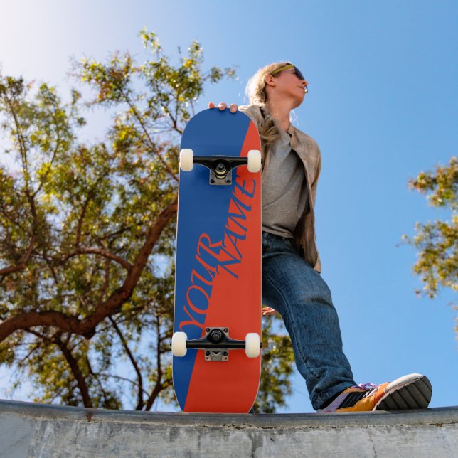 Skateboard personalizado - Añadir tu nombre (Exterior 1)