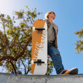 Skateboard personalizado - Añadir tu nombre