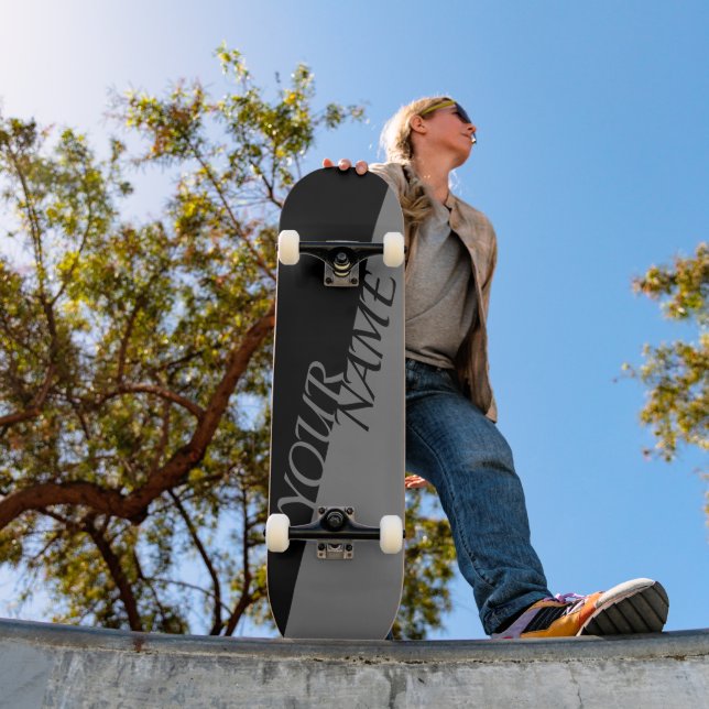 Skateboard personalizado - Añadir tu nombre (Exterior 1)
