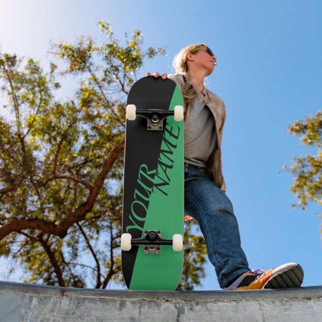 Skateboard personalizado - Añadir tu nombre (Exterior 1)