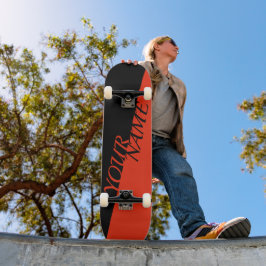 Skateboard personalizado - Añadir tu nombre