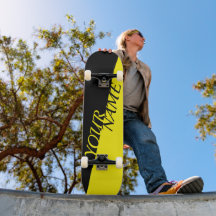 Skateboard personalizado - Añadir tu nombre