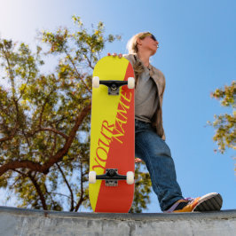 Skateboard personalizado - Añadir tu nombre
