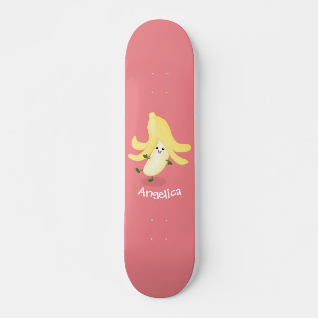 Skateboard Personalizado bananero Cute kawaii (Anverso )