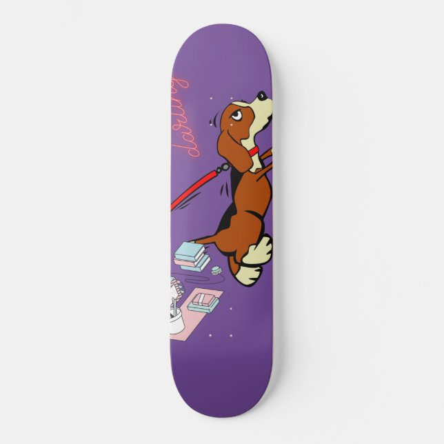 Skateboard Personalizado Casual Guay Dog unsex Sneakers de do (Anverso)