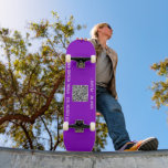 Skateboard Personalizado Código QR Analizar información Texto<br><div class="desc">Elegir colores - Tu código QR Explorar información Personalizado Colores de texto Empresas promocionales personalizadas o Regalo personal moderno - Añadir tu código QR - Imagen o logotipo - foto / Texto - Nombre u otra información / mensaje - Redimensionar y mover o eliminar / añadir elementos - Imagen /...</div>